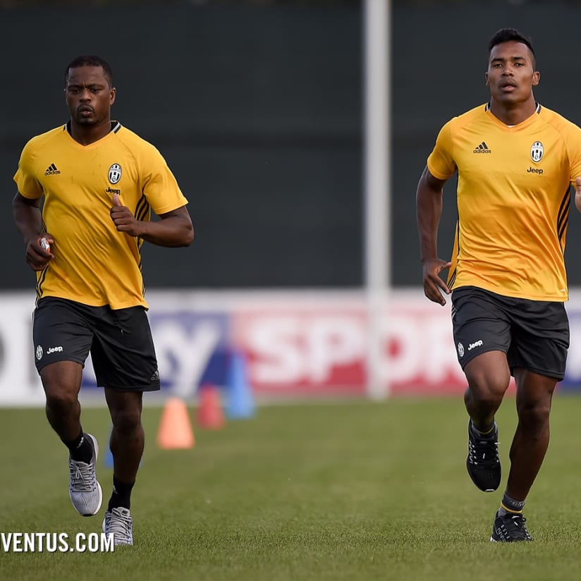 Morning workout at Juventus Center 