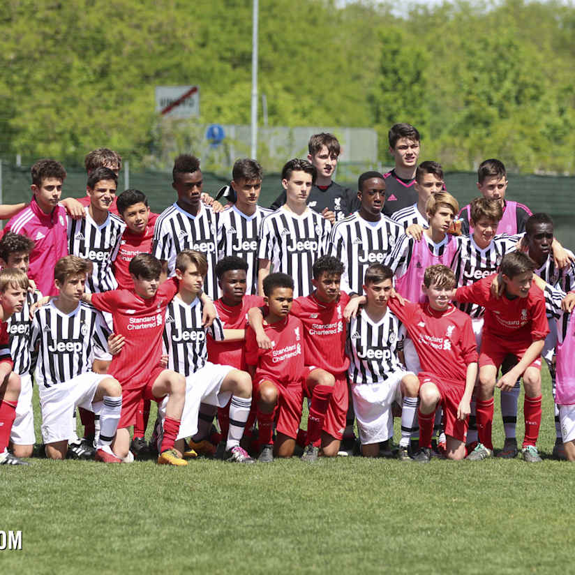 Special weekend for Juve and Liverpool academies 