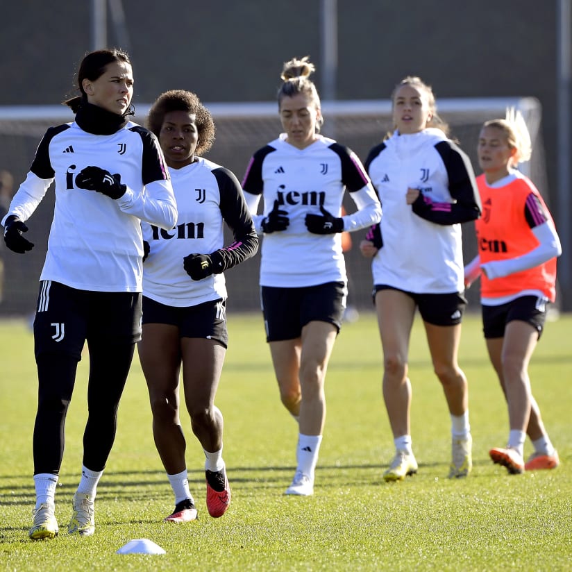 Gallery | L'allenamento verso Sampdoria-Juventus Women