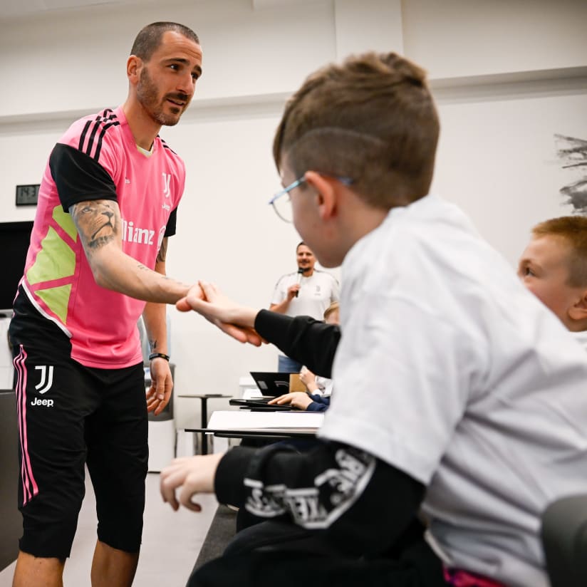 Junior Reporter, con Bonucci!