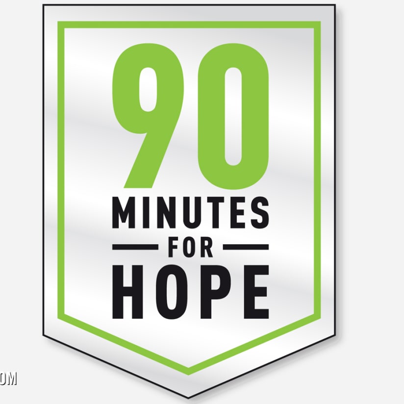 Juventus supports #90minsForHope 