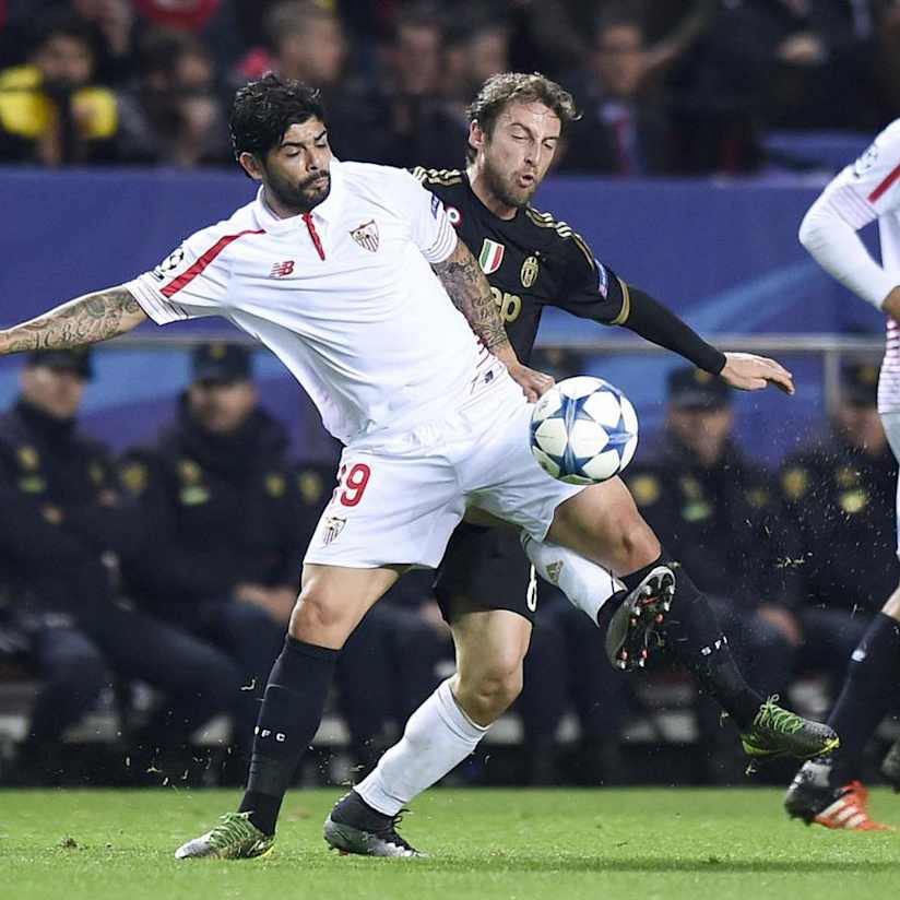 Juve slip to second as Sevilla reign in Spain