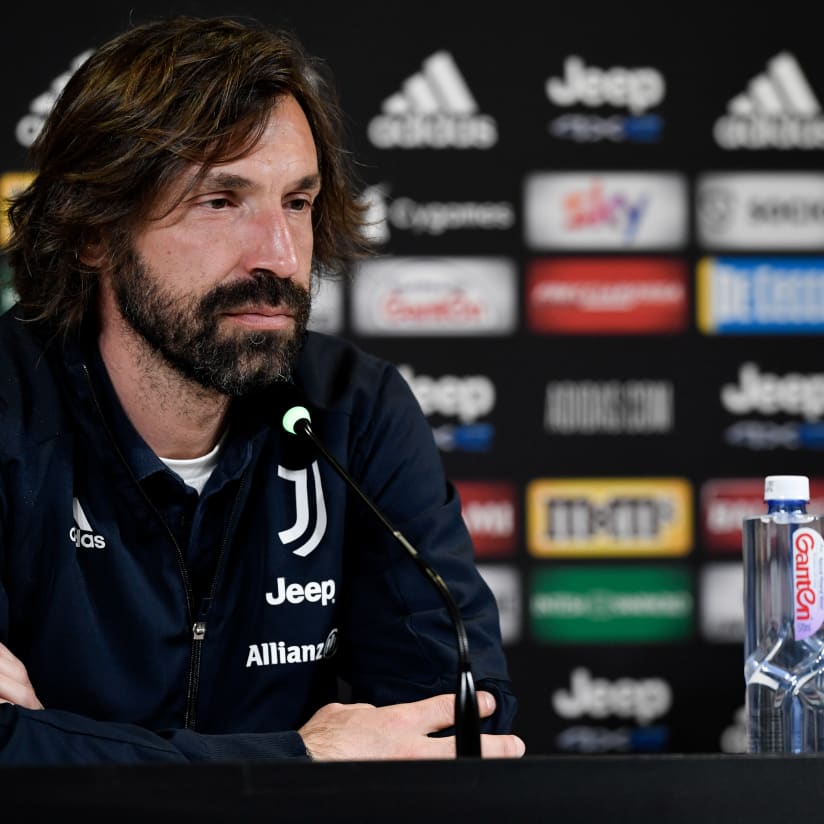 Pirlo chats Bologna - Juventus 