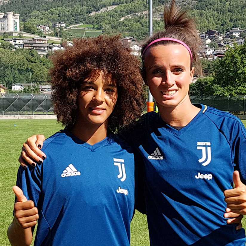 La Juventus Women al lavoro in Valle d'Aosta 