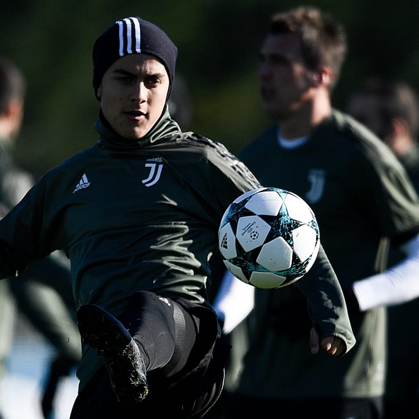 WATCH - Juventus' Champions League training session