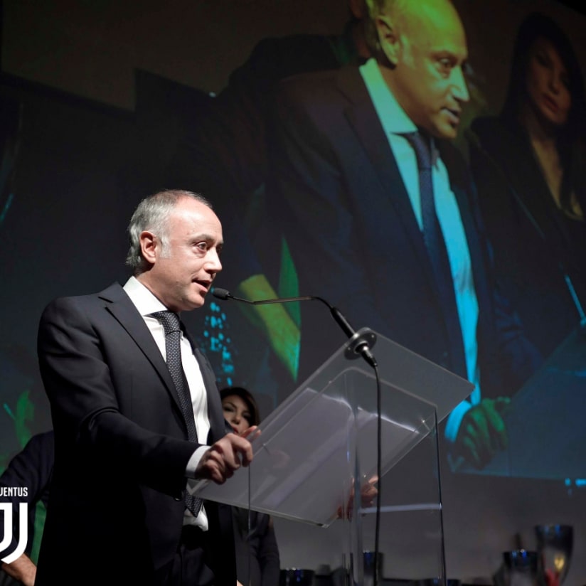 Giorgio Chiellini and Rita Guarino at 'Trofeo Agnelli' awards ceremony!