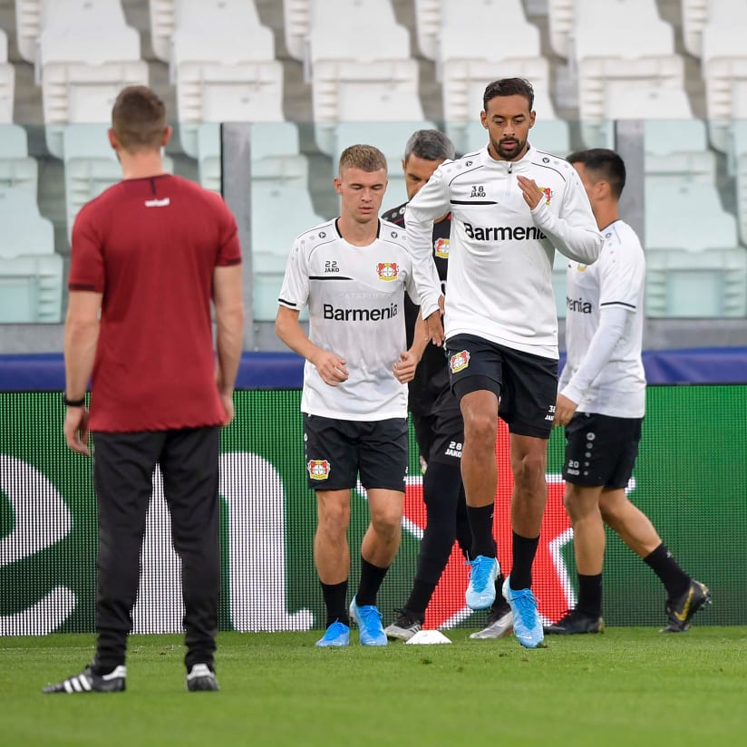 Il Bayer Leverkusen all'Allianz Stadium