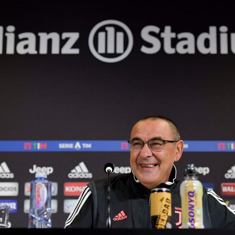 #JuveVerona press conference: Mister Sarri