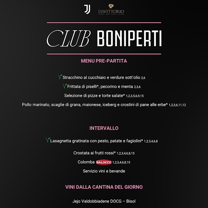 Menu_Club Boniperti J-Genoa