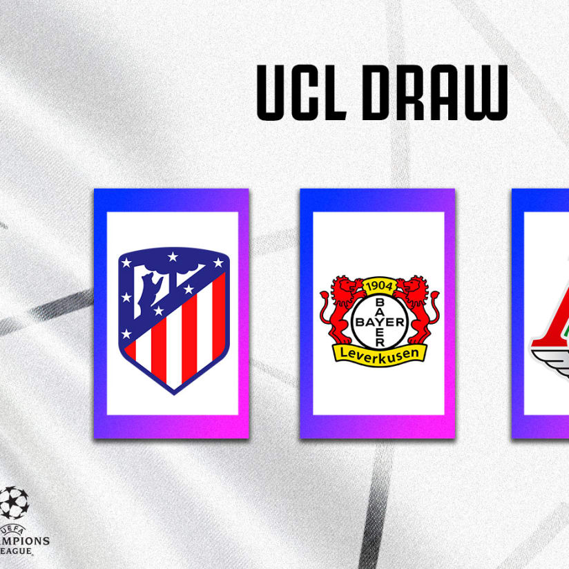 Juve’s Champions League opponents confirmed!