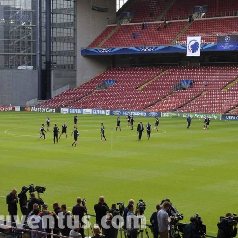 L'allenamento del Copenaghen - FC Copenhagen's training session