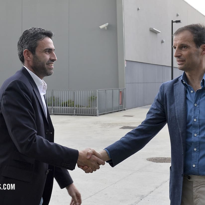 Allegri and staff visit J-Medical 