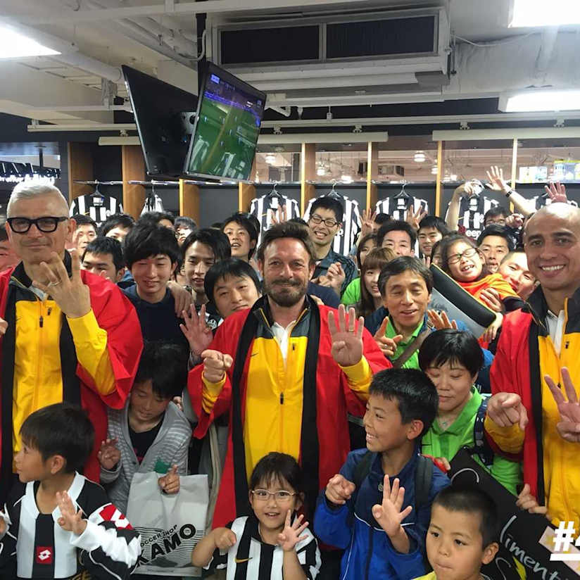 Juventus Legends celebrate #4Ju33 in Japan