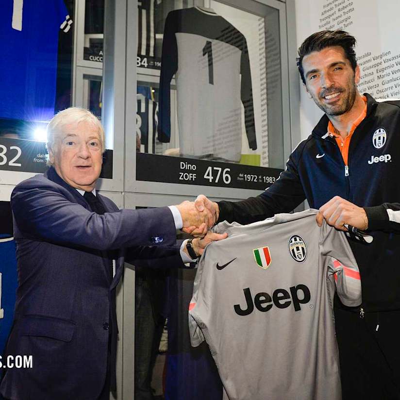 Buffon conveys pride at joining 500 club