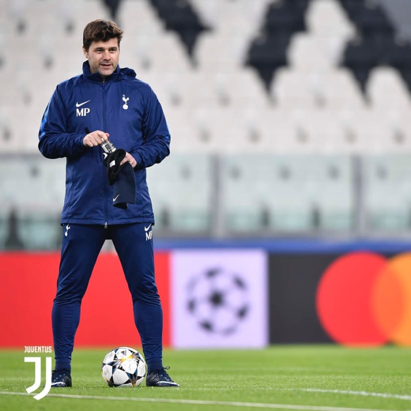 Tottenham train at Allianz Stadium