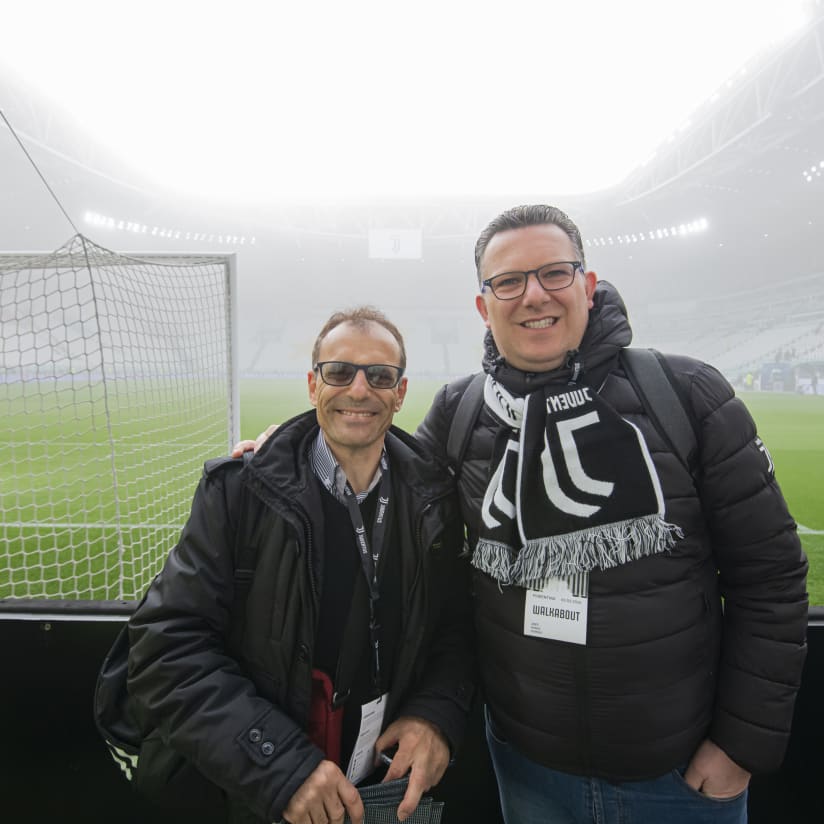 Juventus - Fiorentina, walk about Official Fan Club