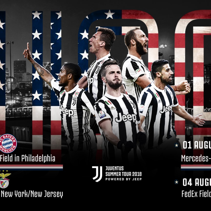 Juventus to play in 2018 International Champions Cup!