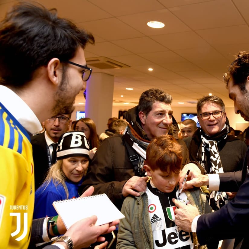 Terzo Tempo: Buffon, Asamoah and Pinsoglio meet the fans
