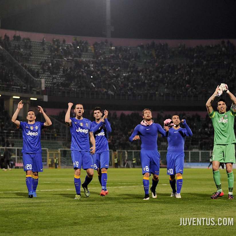 #PalermoJuve, the statistics