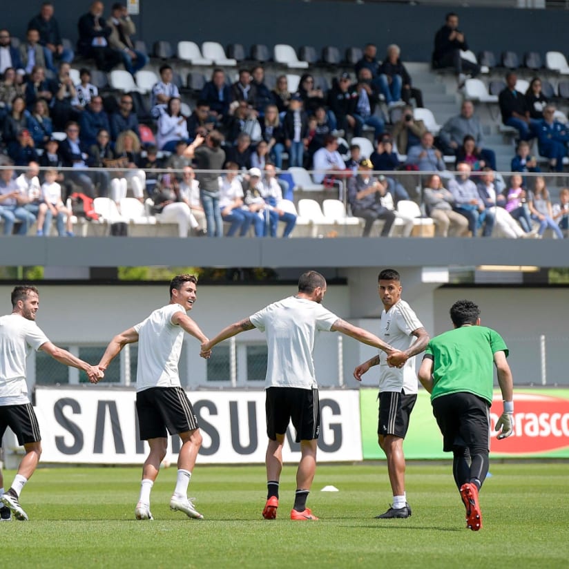 Una mattina con i tifosi bianconeri al JTC