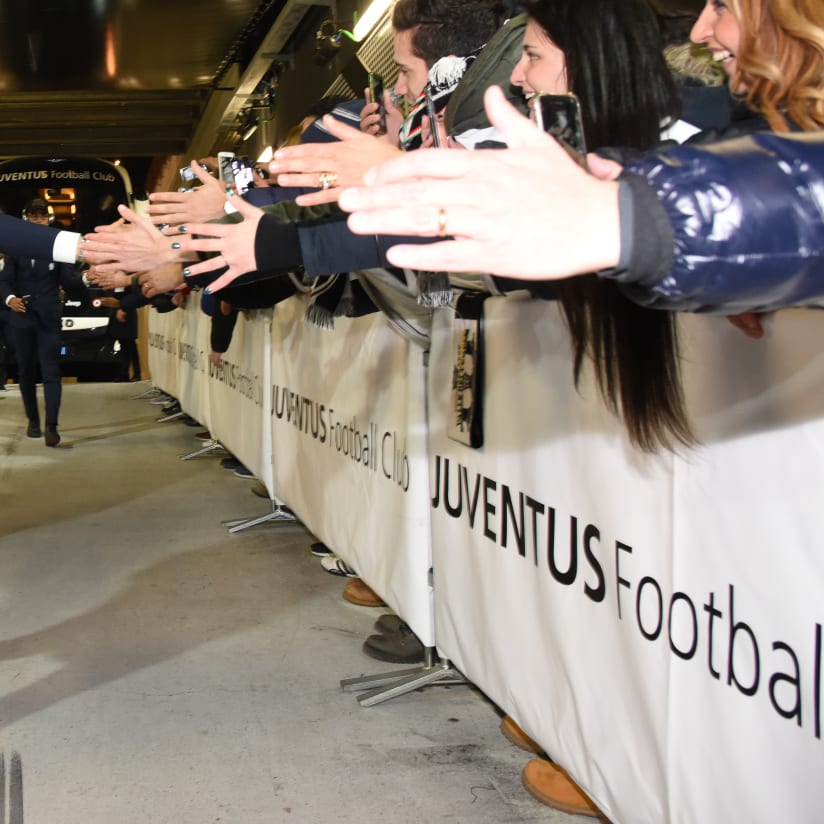 Juventus-Roma, walkabout CLUB DOC