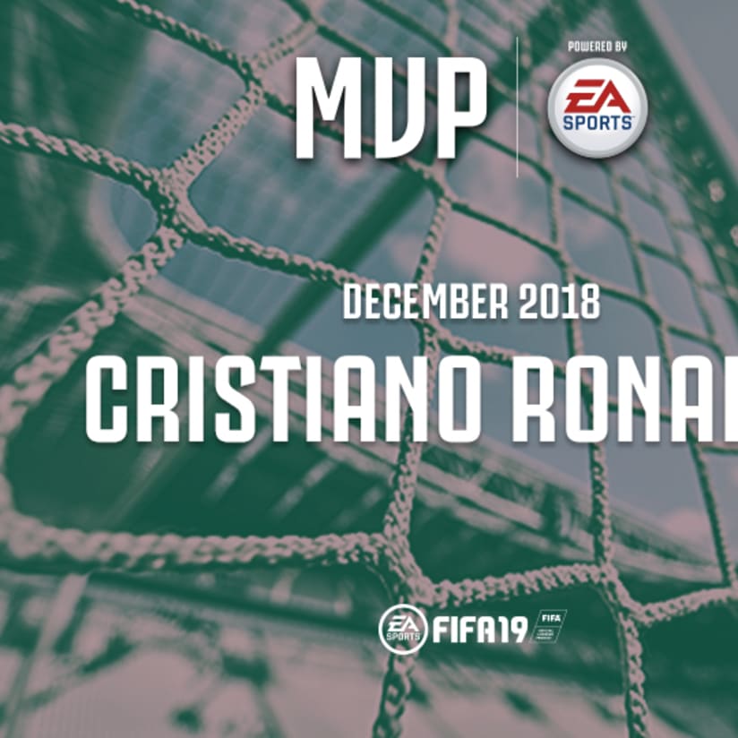 Ronaldo wins MVP award for December!