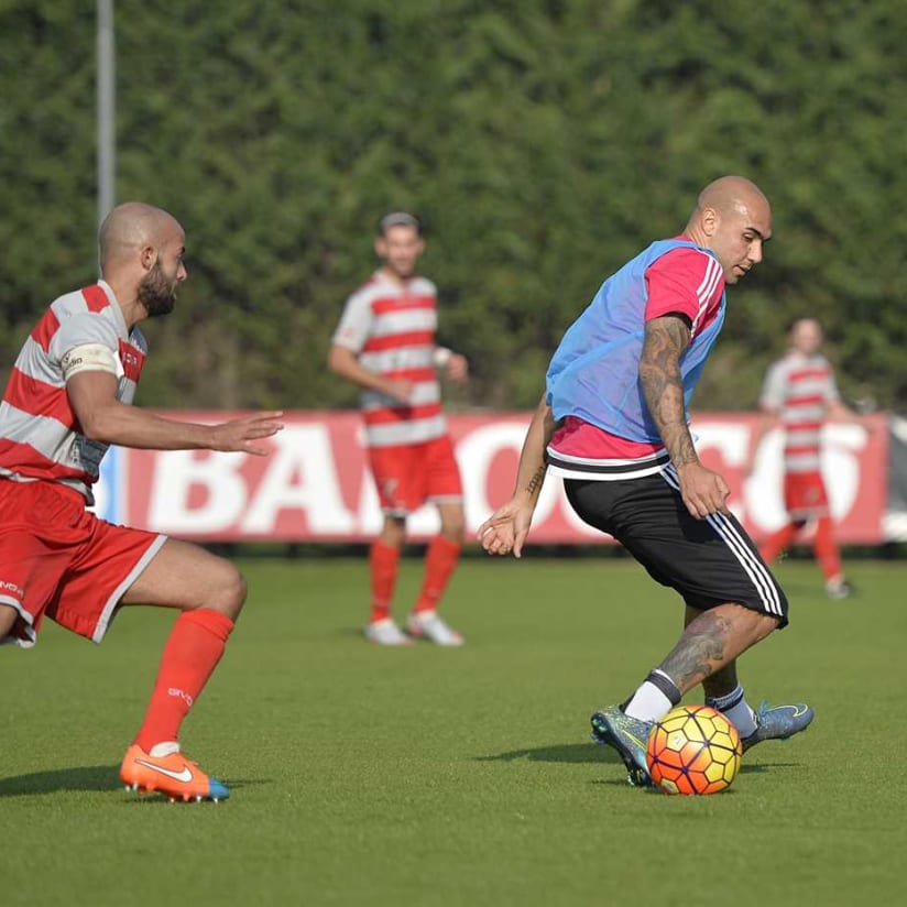 Friendly action for Juve against ASD Olmo