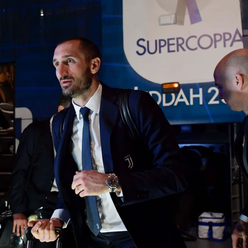 Juve arrive in Saudi Arabia