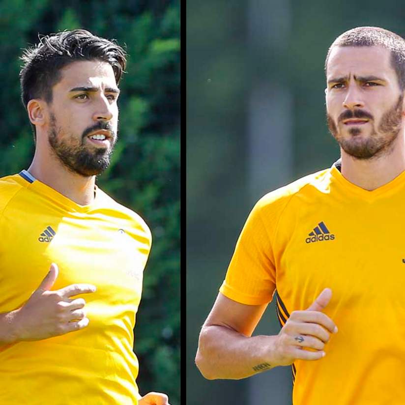 Khedira and Bonucci back in Vinovo