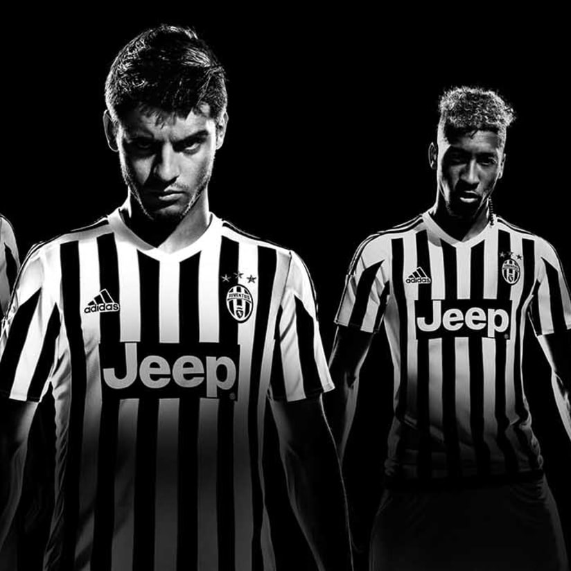 adidas and Juventus unveil the home and away kits for the 2015/16 season