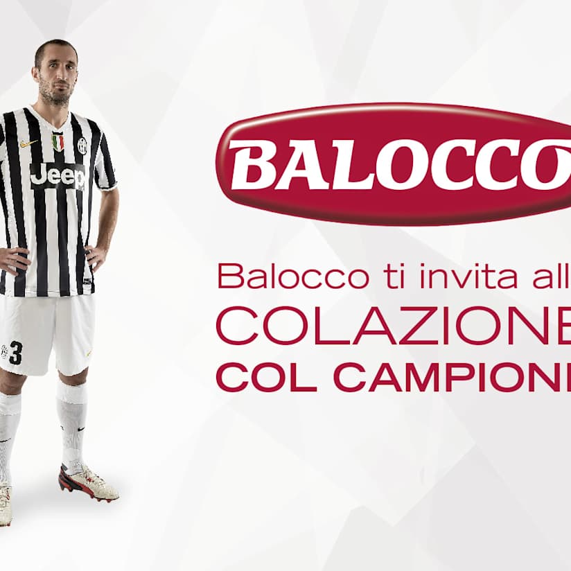 Giovedì colazione con il campione d’Italia Chiellini!