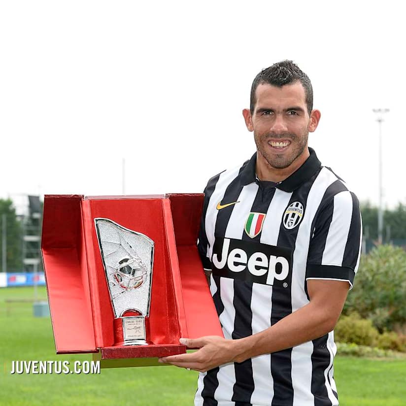 Tevez wins Guerin d’Oro prize