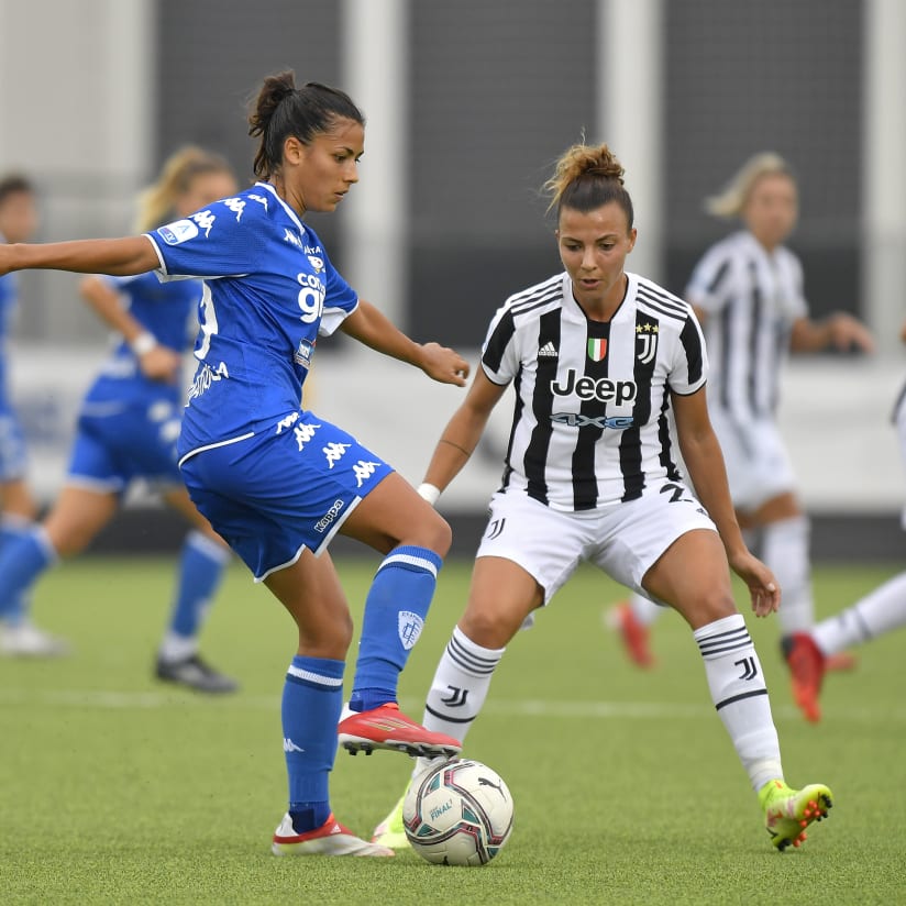 Empoli - Juventus Women, le statistiche del giorno gara