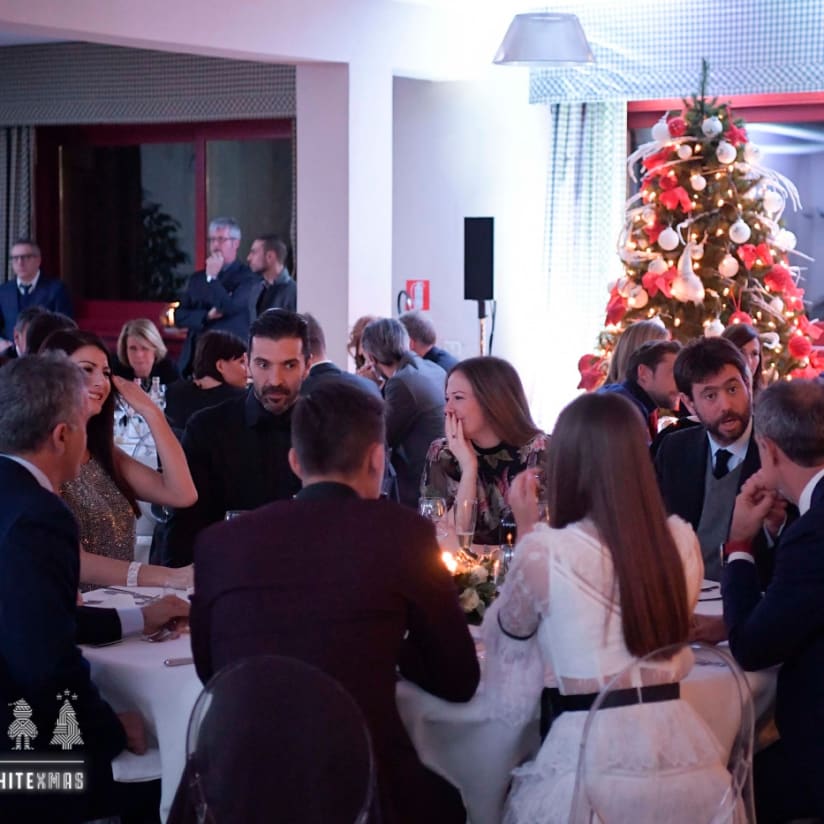 The first team squad toasts to the holidays! 
