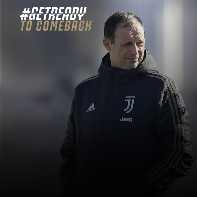 LIVE: The Bianconeri train ahead of Atletico tie