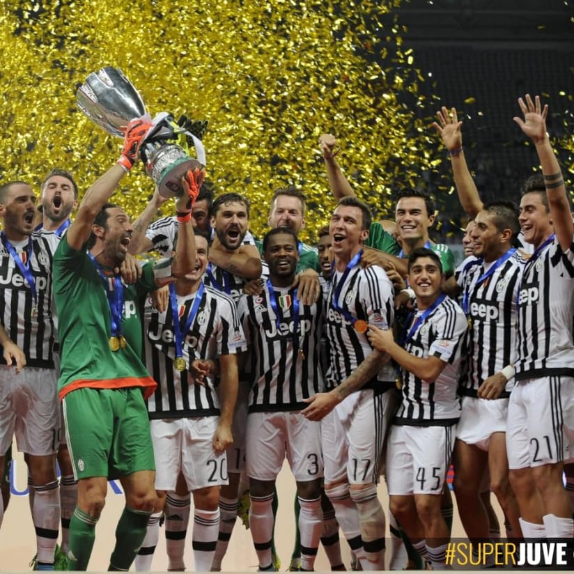 Super Juve: perayaan setelah pertandingan