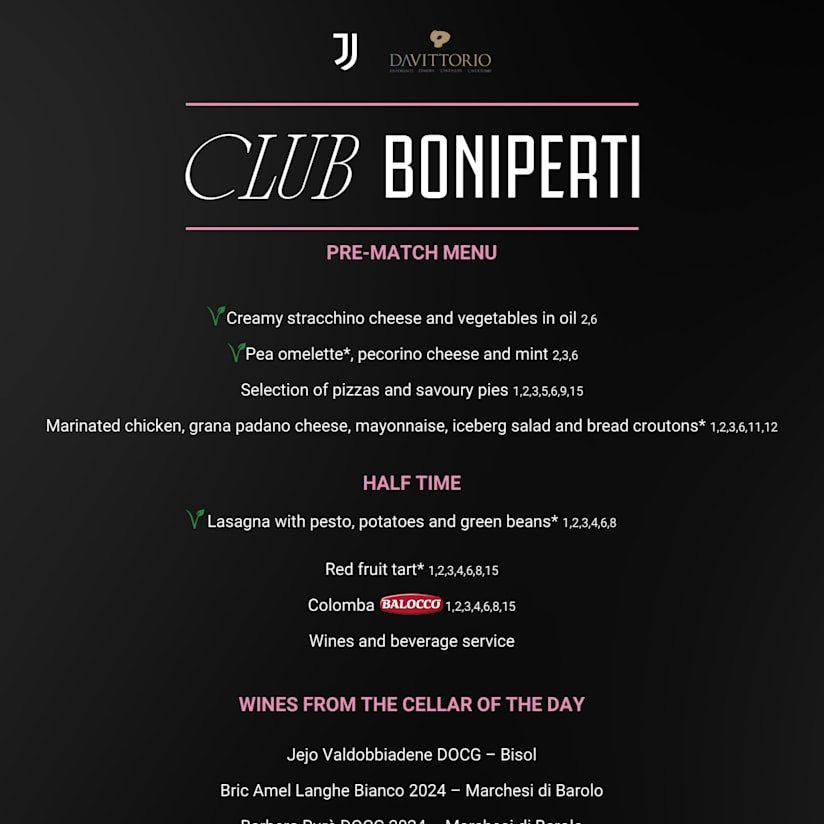 Menu_Club Boniperti J-Genoa ENG