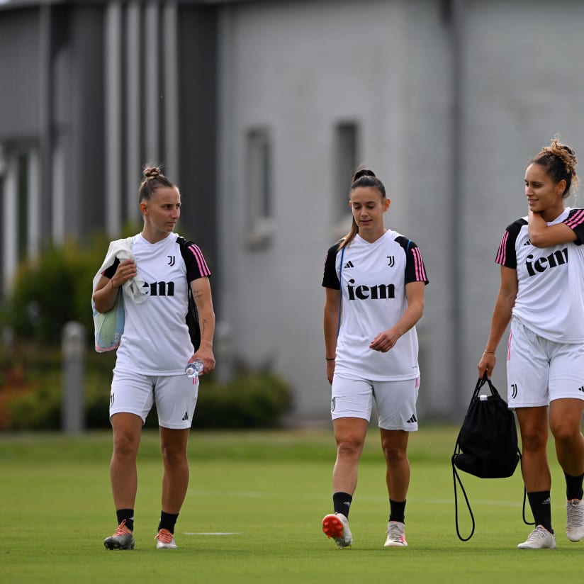 GALLERY | Il primo allenamento della pre-season per le Juventus Women!
