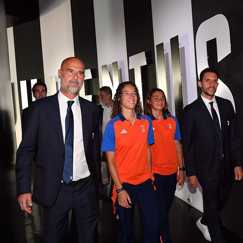 I trofei Women allo Juventus Museum