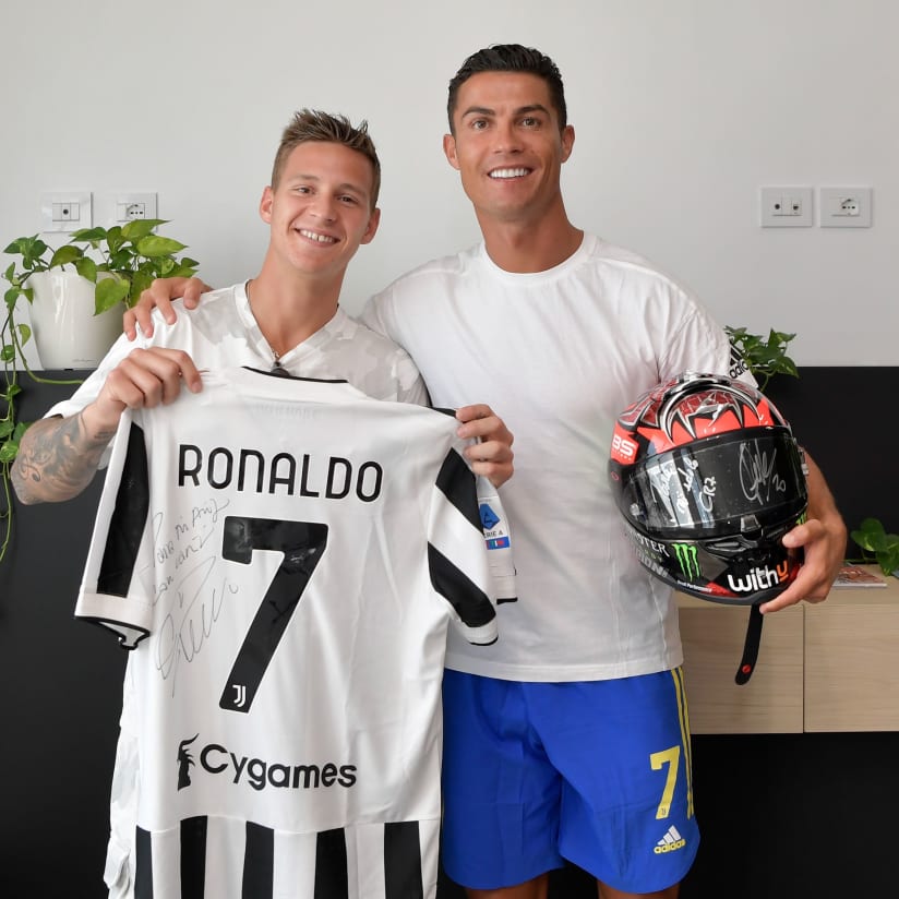 Fabio Quartararo meets the Bianconeri! 