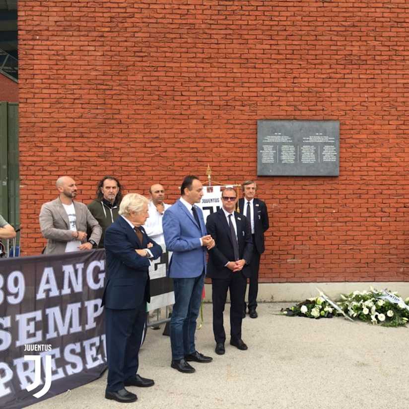 The memory of Heysel honoured in Brussels