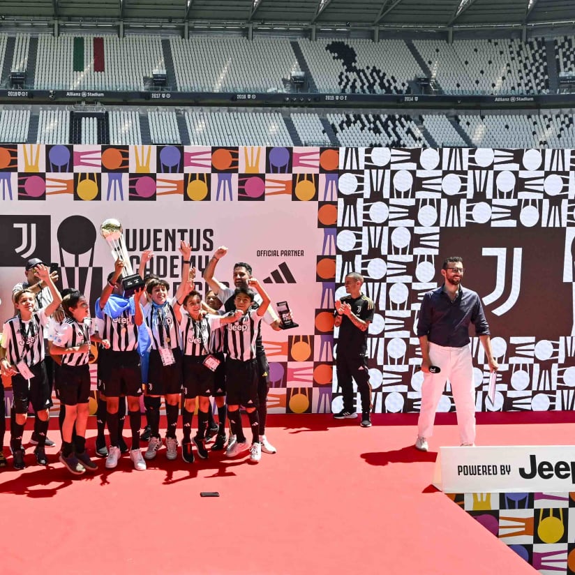 Juventus Academy World Cup 2023, la cerimonia di chiusura