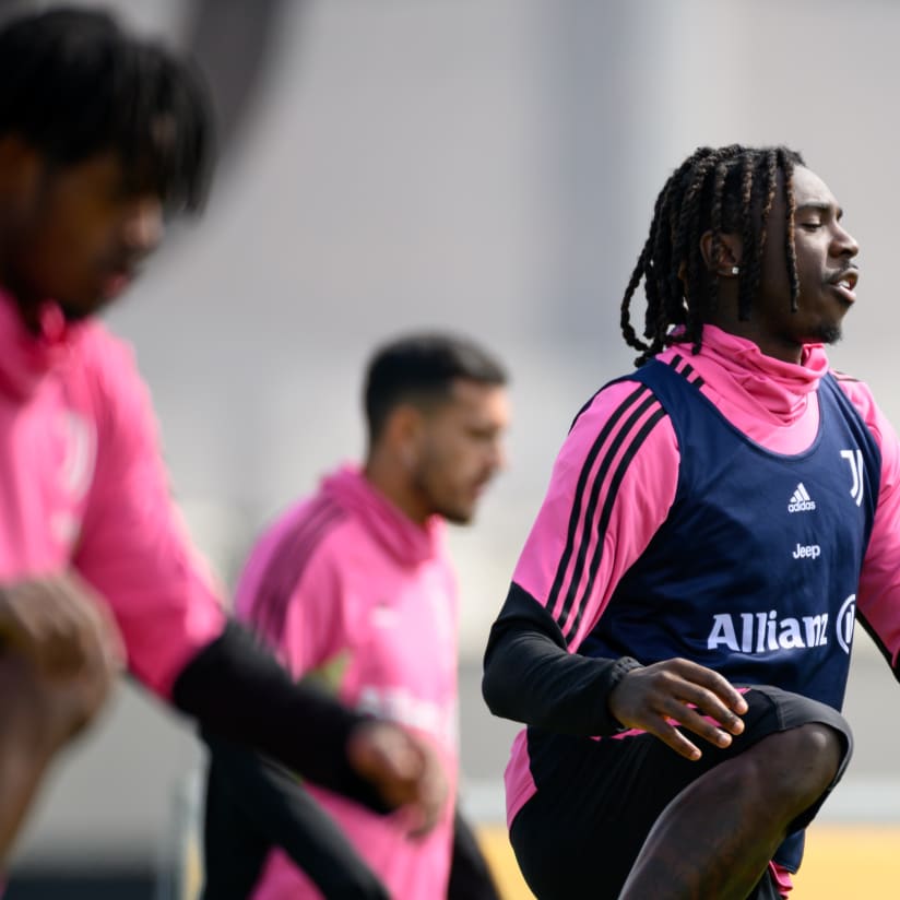 Gallery | 6 Aprile, l'allenamento del mattino alla Continassa