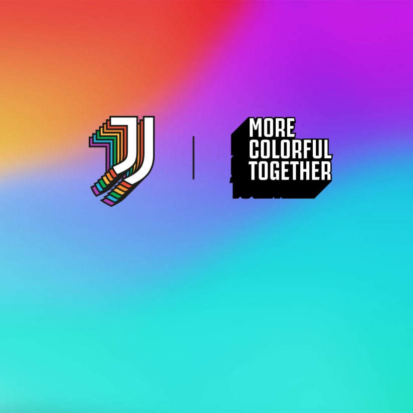 More Colorful Together: once again this year Juve is supporting the social fund sprung from Milano Pride!