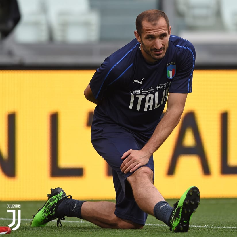 Azzurri training session at Allianz Stadium