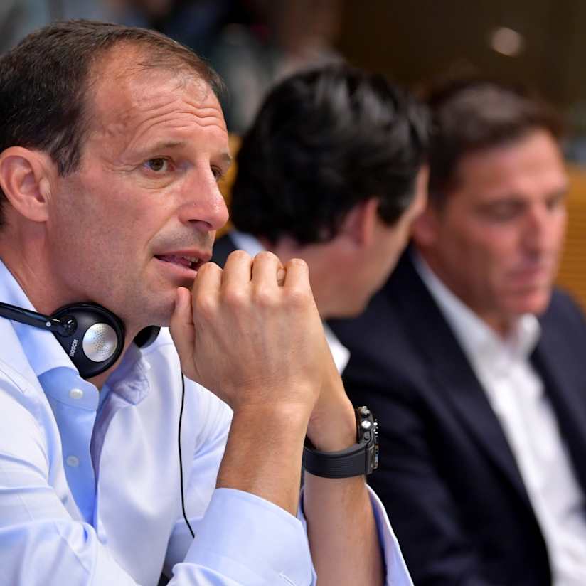 Mister Allegri oggi al Forum UEFA Allenatori Club d’Elite