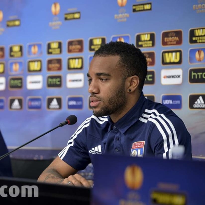 Garde e Lacazette in conferenza stampa - Garde and Lacazette meet the media