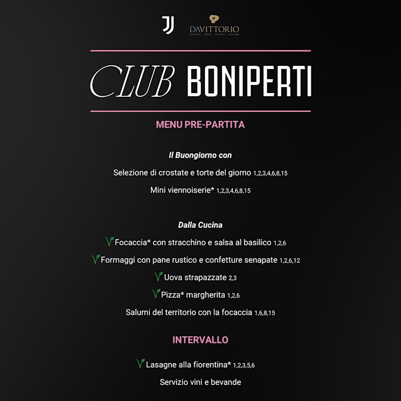 Menu_Club Boniperti J-Fiorentina