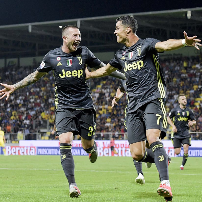 Frosinone downed by CR7 and Bernardeschi