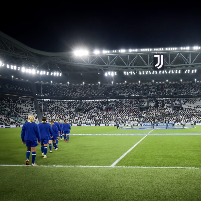Juventus Women-Lione di UWCL all'Allianz Stadium!